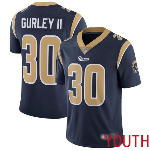 Los Angeles Rams Limited Navy Blue Youth Todd Gurley Home Jersey NFL Football #30 Vapor Untouchable